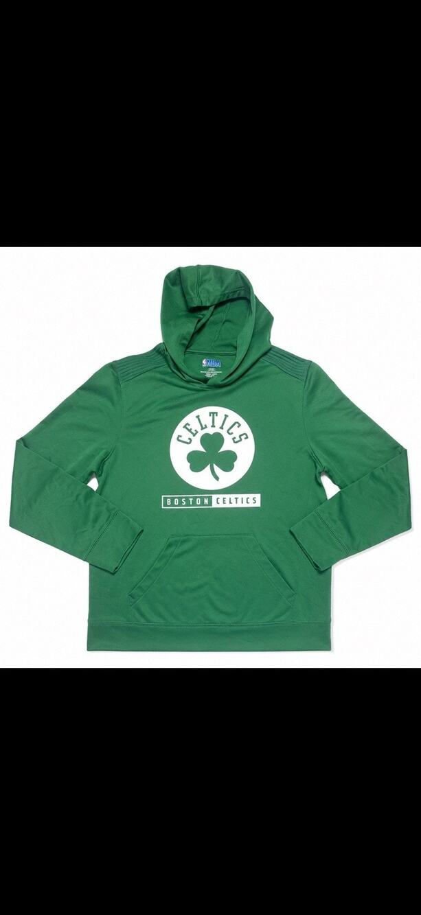 NBA Boston Celtics Men’s Green Pullover Hoodie Sweatshirt, Size M